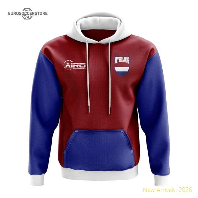 Netherlands Concept Country Football Hoody (Red)-Vantage Point Soccer