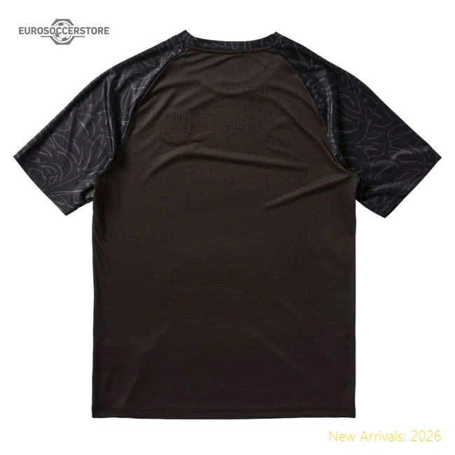 2025-2026 Borussia Dortmund Warm Up Jersey (Black)-Vantage Point Soccer