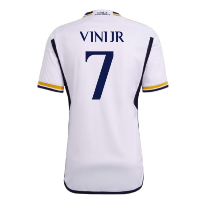 2023-2024 Real Madrid Home Shirt (Vini Jr. 7)-Vantage Point Soccer