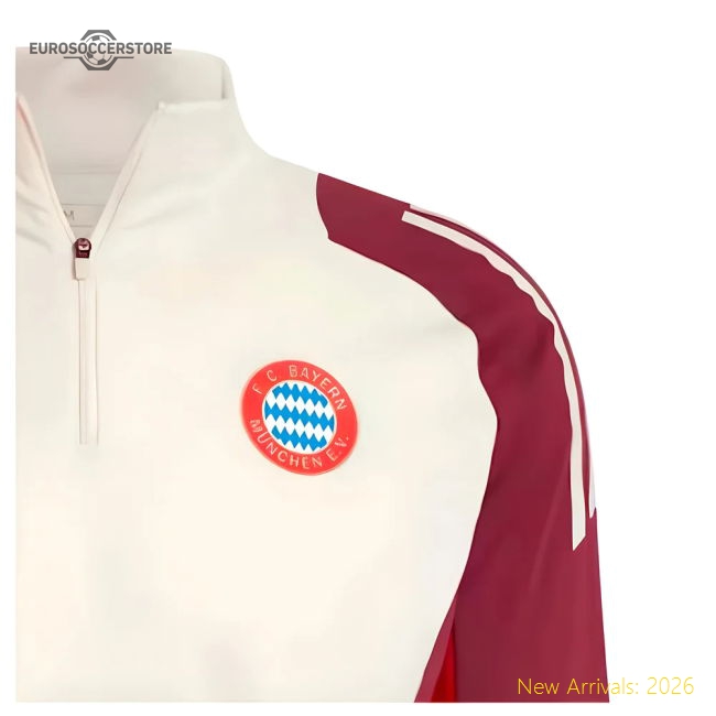 2024-2025 Bayern Munich EU Training Top (Linen)-Vantage Point Soccer