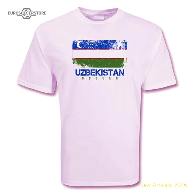 Uzbekistan Soccer T-shirt-Vantage Point Soccer