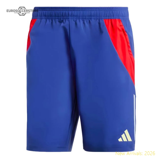 2024-2025 Spain Downtime Shorts (Blue)-Vantage Point Soccer