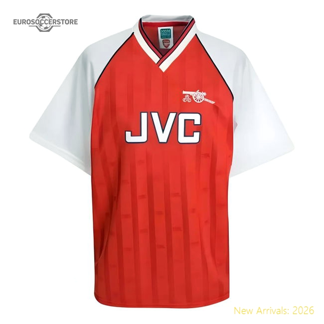 Arsenal 1988 Home Retro Football Shirt-Vantage Point Soccer
