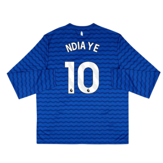 2025-2026 Everton Home Long Sleeve Shirt (Ndiaye 10)-Vantage Point Soccer