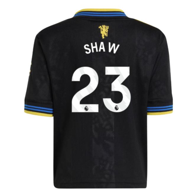 2025-2026 Manchester United Third Mini Kit (Shaw 23)-Vantage Point Soccer