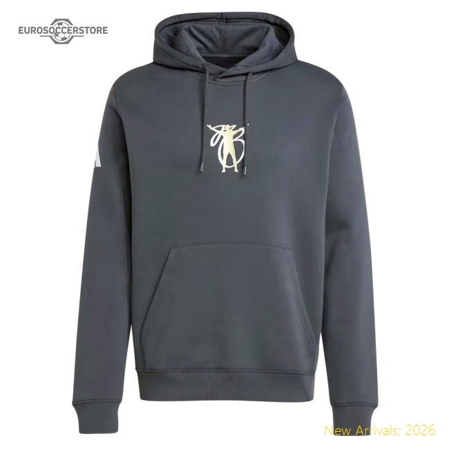 2025 Jude Bellingham Adidas Hooded Top (Grey)-Vantage Point Soccer