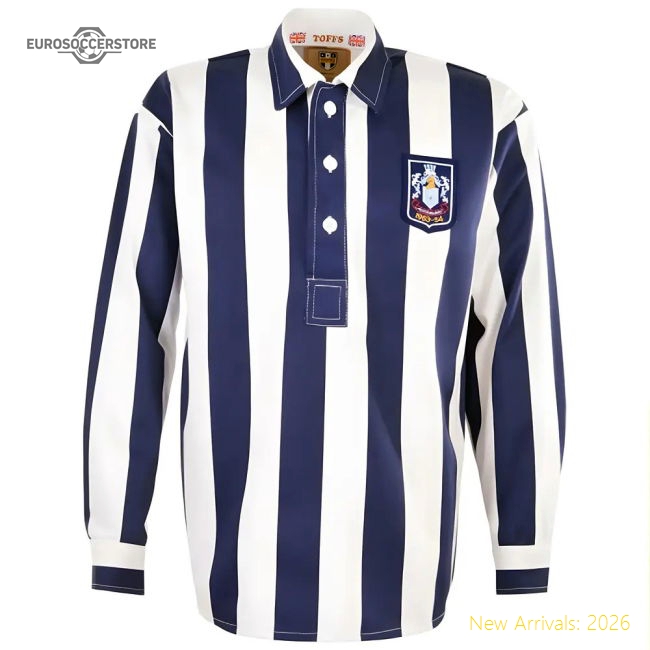 West Bromwich Albion 1954 FA Cup Final Retro Football Shirt-Vantage Point Soccer