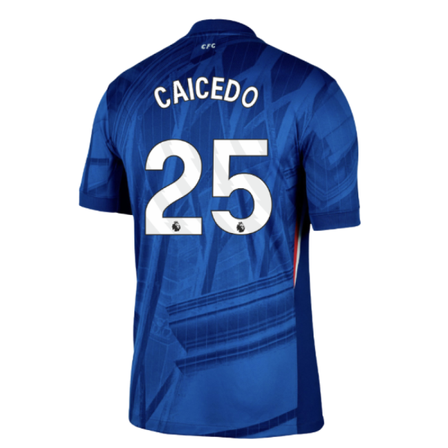 2025-2026 Chelsea Home Shirt (Caicedo 25)-Vantage Point Soccer