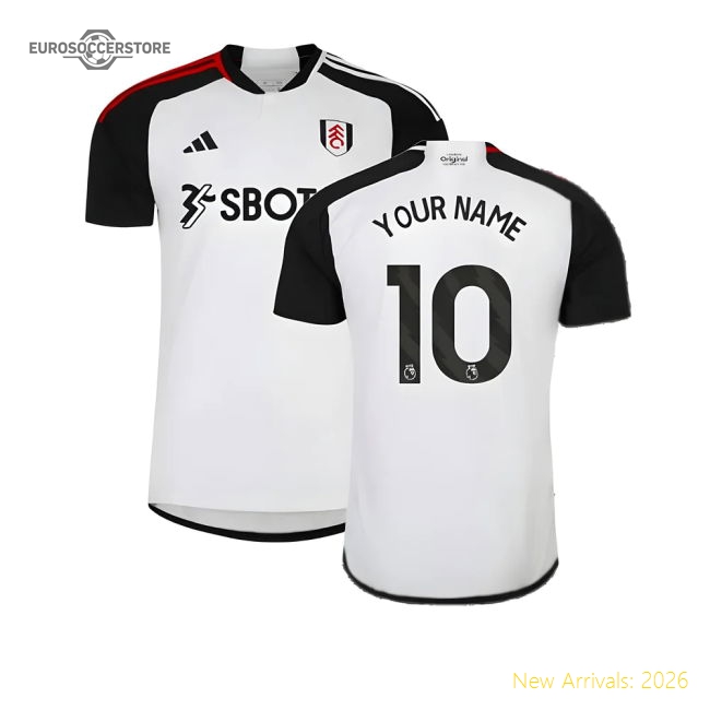 2023-2024 Fulham Home Shirt (Your Name)-Vantage Point Soccer