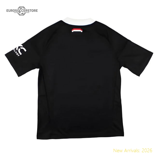 2024-2025 Man Utd Third Goalkeeper Shirt (Black) - Kids-Vantage Point Soccer