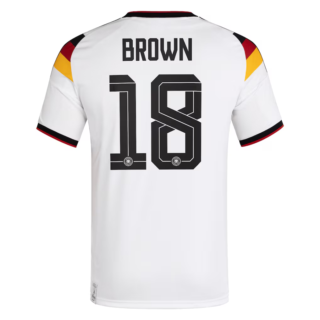 adidas Germany Home Shirt 2026 (Brown 18) | Vantage Point Soccer