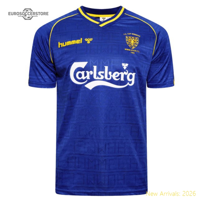 1988 Wimbledon Hummel Retro Home Shirt (Your Name)-Vantage Point Soccer