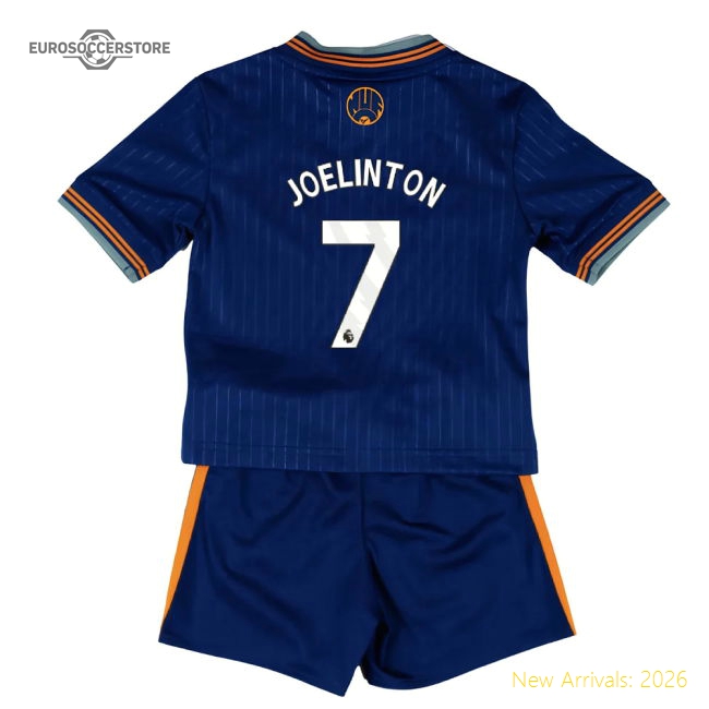 2025-2026 Newcastle Third Mini Kit (Joelinton 7)-Vantage Point Soccer