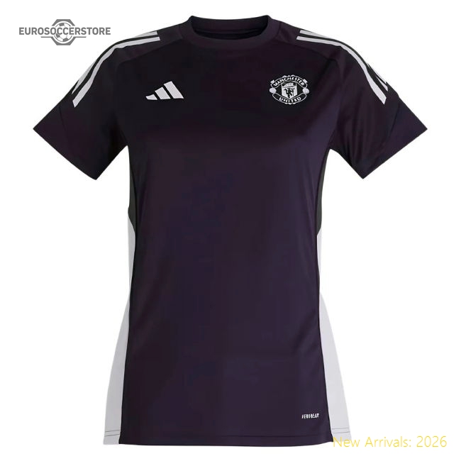 2025-2026 Man Utd Training Jersey (Aurora Plum) - Womens-Vantage Point Soccer