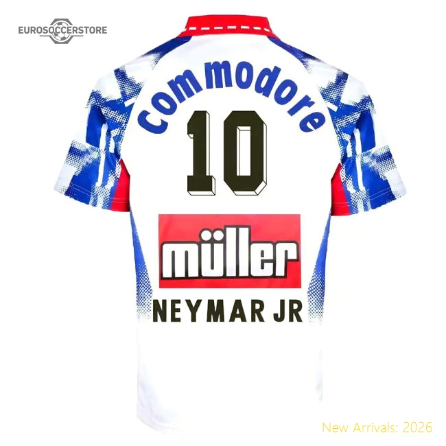 PSG 1992 Home Retro Football Shirt (NEYMAR JR 10)-Vantage Point Soccer