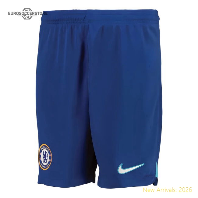 2022-2023 Chelsea Home Shorts (Blue)-Vantage Point Soccer