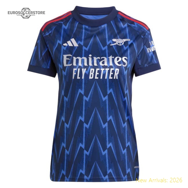 2025-2026 Arsenal Away Shirt (Womens)-Vantage Point Soccer