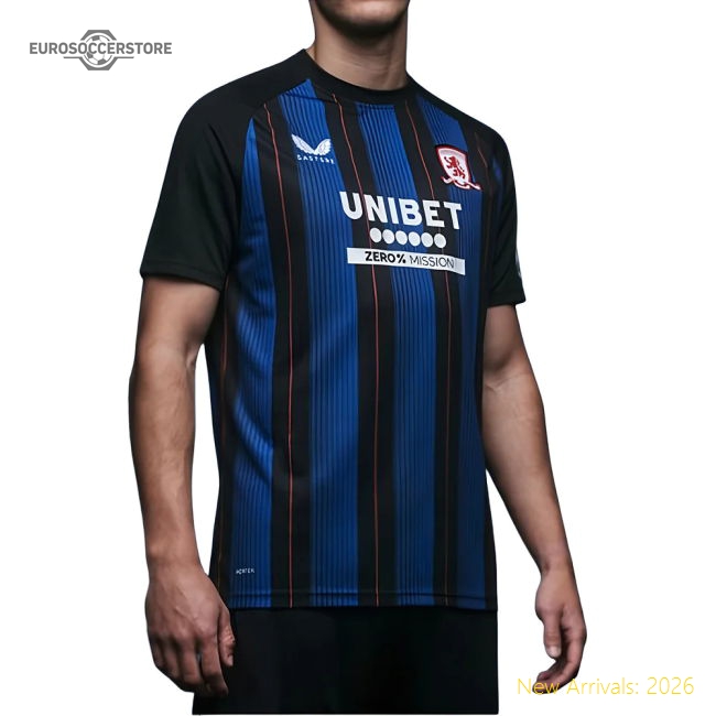 2025-2026 Middlesbrough Away Shirt (Your Name)-Vantage Point Soccer