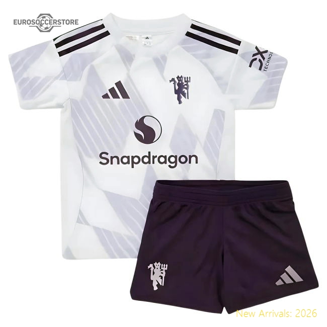 2025-2026 Man Utd Away Baby Kit-Vantage Point Soccer