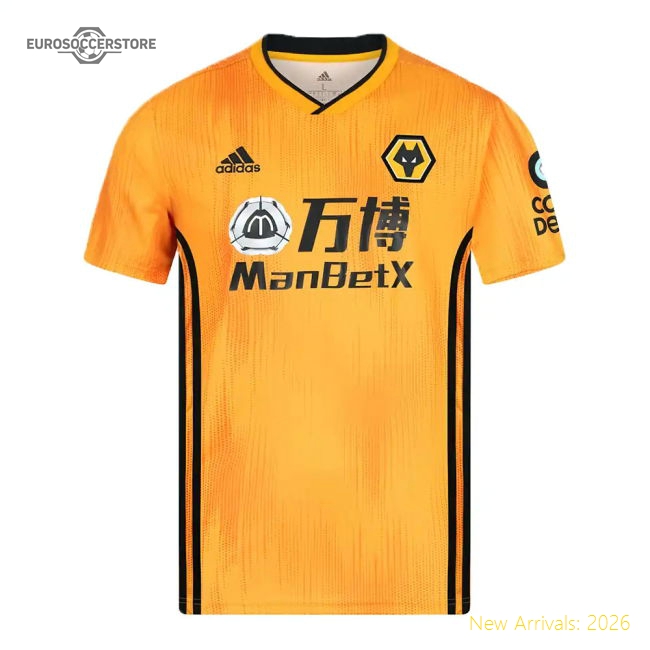 2019-2020 Wolves Home Football Shirt (RAUL 9)-Vantage Point Soccer