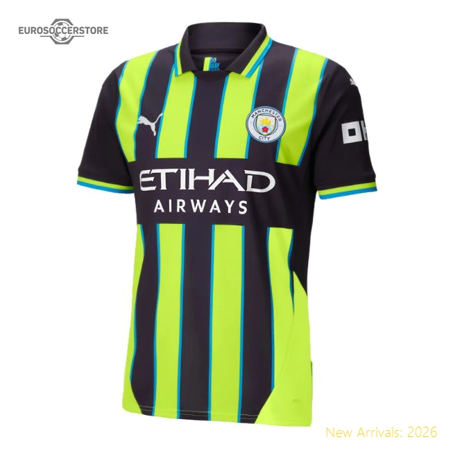 2024-2025 Man City Away Shirt (De Bruyne 17)-Vantage Point Soccer