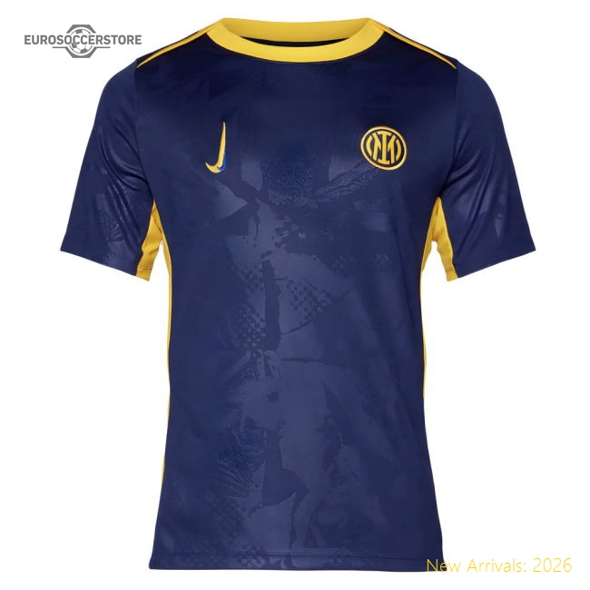 2024-2025 Inter Milan Academy Third Pre-Match Shirt (Navy)-Vantage Point Soccer