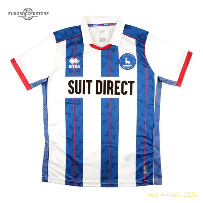 2022-2023 Hartlepool United Home Shirt-Vantage Point Soccer