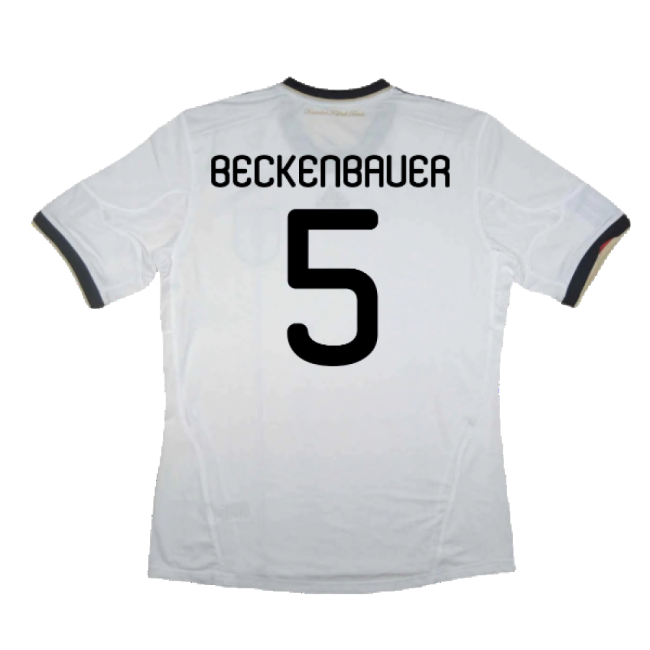 Germany 2010-11 Home Shirt ((Good) S) (BECKENBAUER 5)-Vantage Point Soccer
