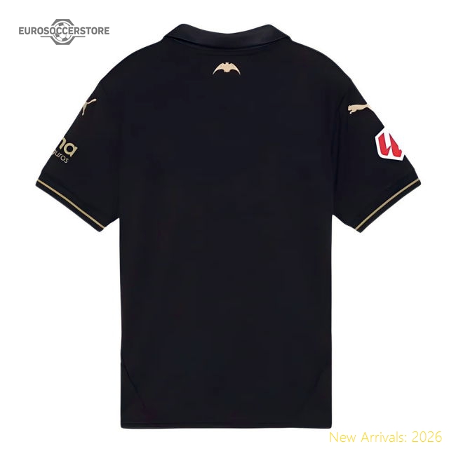 2024-2025 Valencia Away Shirt (Kids)-Vantage Point Soccer