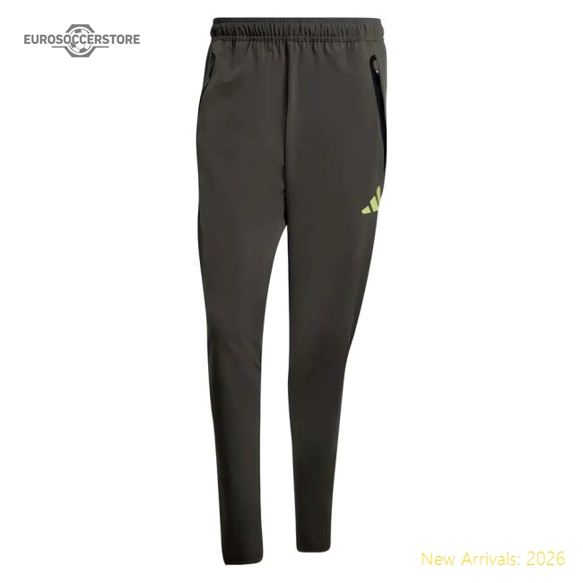 2025-2026 Real Madrid Vis Tech Pants (Almost Grey)-Vantage Point Soccer