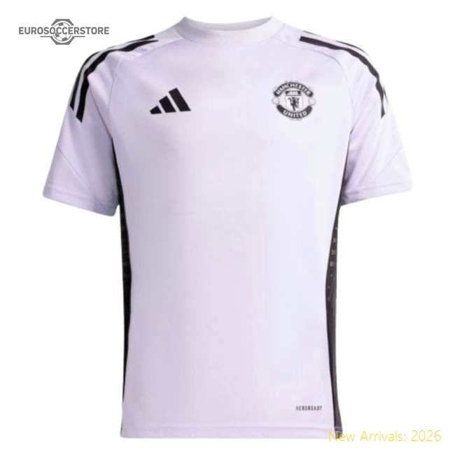 2025-2026 Man Utd Training Jersey (Purple Tint) - Kids-Vantage Point Soccer