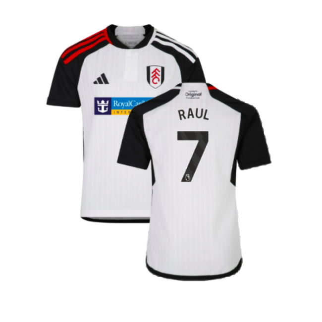 2023-2024 Fulham Home Shirt (Kids) (Raul 7)-Vantage Point Soccer