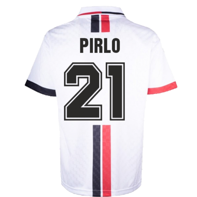 AC Milan 1996 Away Retro Shirt (PIRLO 21)-Vantage Point Soccer