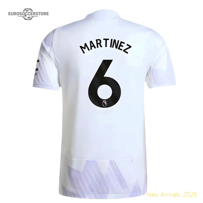 2025-2026 Man Utd Authentic Away Shirt (Martinez 6)-Vantage Point Soccer