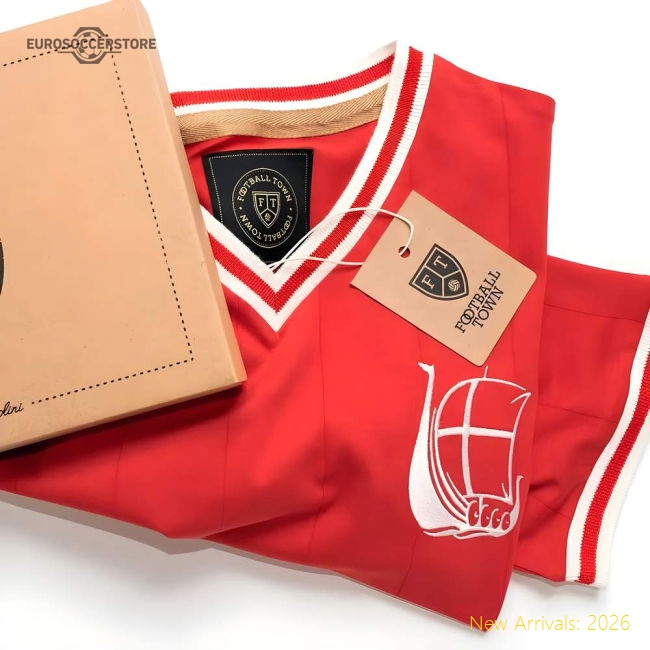 Vintage Denmark De Rød-hvide Soccer Jersey-Vantage Point Soccer