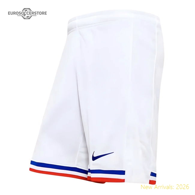 2024-2025 France Home Shorts (White)-Vantage Point Soccer