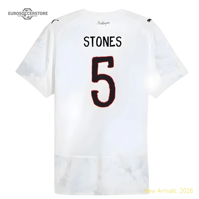 2025-2026 KIDSUPER x Manchester City CWC Authentic Shirt (White) (Stones 5)-Vantage Point Soccer