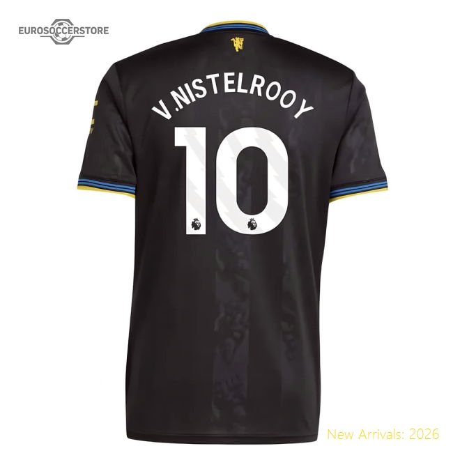 2025-2026 Manchester United Third Shirt (V.Nistelrooy 10)-Vantage Point Soccer