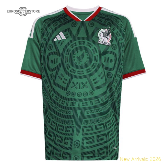 2026-2027 Mexico Home Shirt (Kids)-Vantage Point Soccer