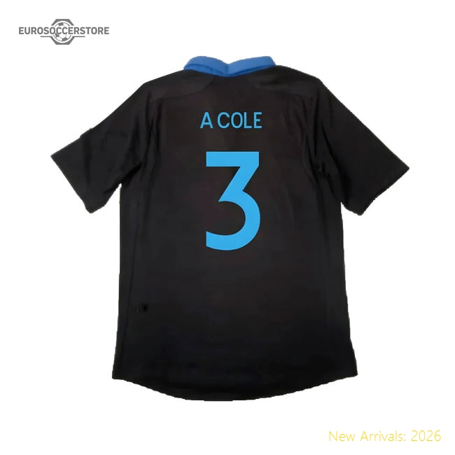 England 2011-12 Away Shirt ((Excellent) L) (A COLE 3)-Vantage Point Soccer