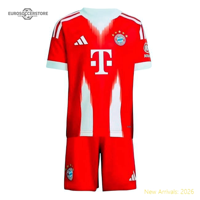 2025-2026 Bayern Munich Home Mini Kit-Vantage Point Soccer