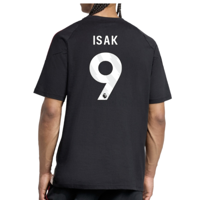 2025-2026 Liverpool Training Tee (Black) (Isak 9)-Vantage Point Soccer
