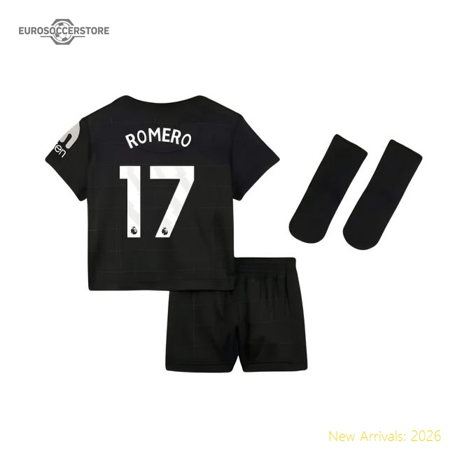 2025-2026 Tottenham Away Baby Kit (Romero 17)-Vantage Point Soccer