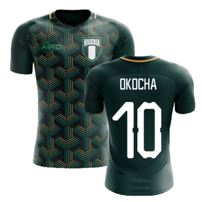 2025-2026 Nigeria Third Concept Football Shirt (Okocha 10)-Vantage Point Soccer
