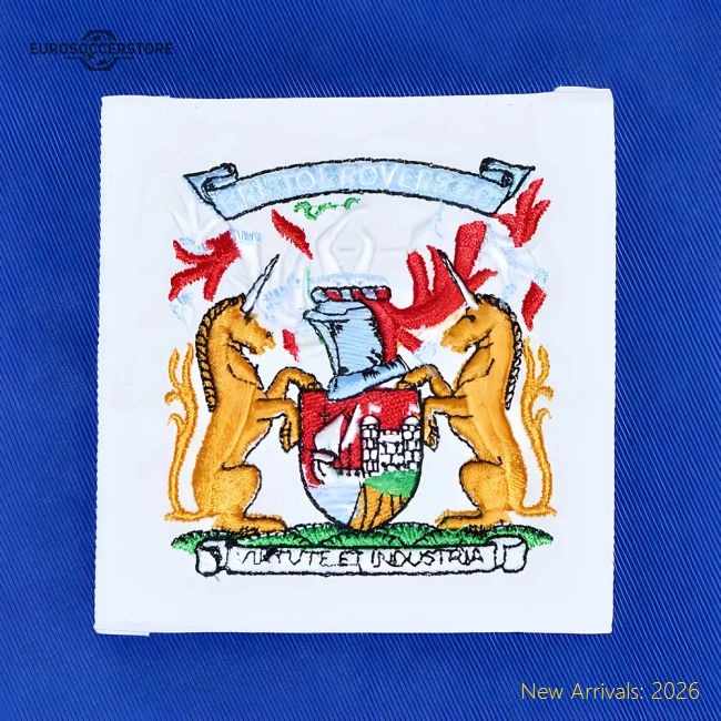 Bristol Rovers 1940s-1950s Retro Football Shirt-Vantage Point Soccer
