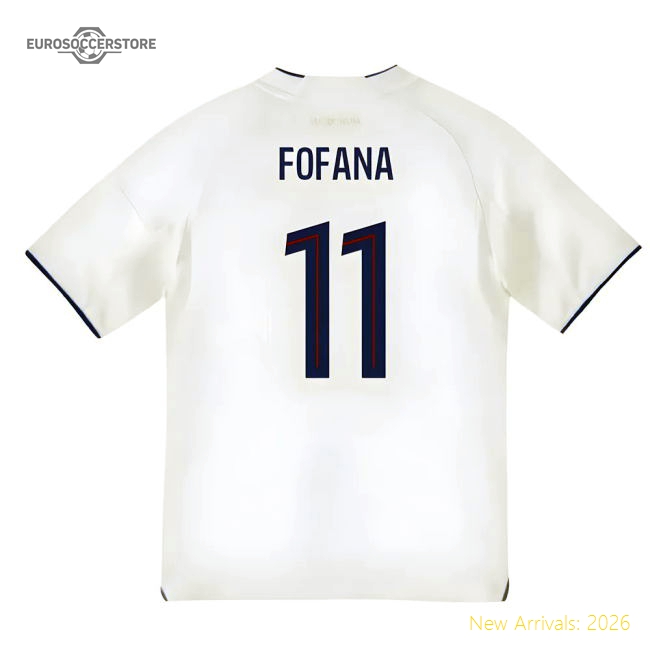 2025-2026 Olympique Lyon Home Shirt (Kids) (Fofana 11)-Vantage Point Soccer