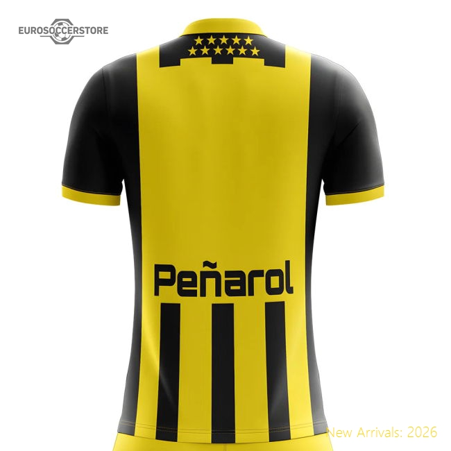 2025-2026 Penarol Home Concept Football Shirt - Baby-Vantage Point Soccer