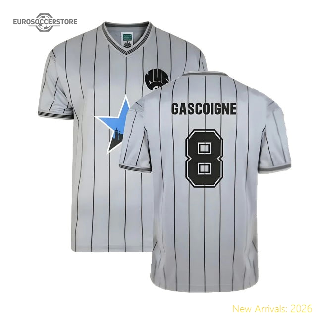 Newcastle United 1984 Away Shirt (Gascoigne 8)-Vantage Point Soccer