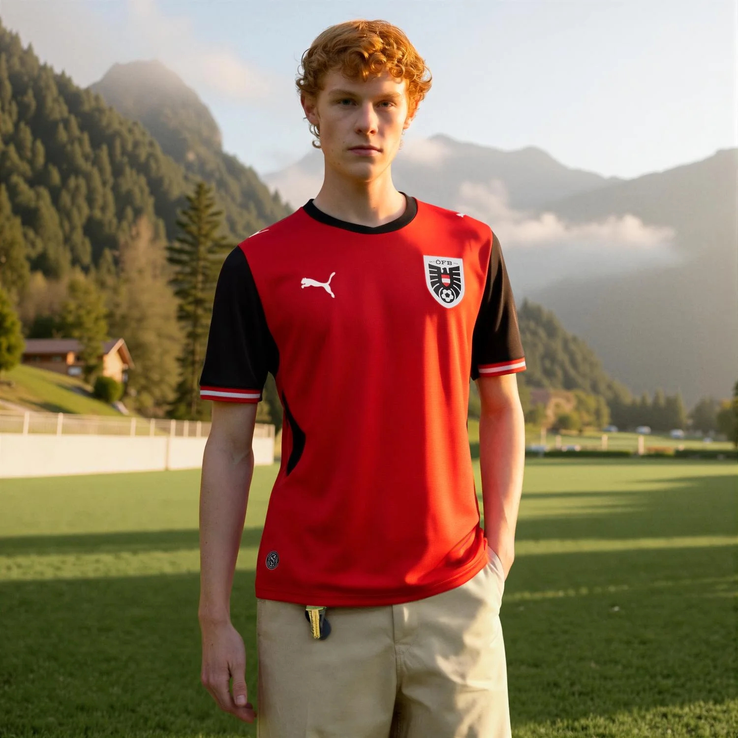 Austria 2026 Home Men's Jersey - Alpine Spirit Edition-Vantage Point Soccer