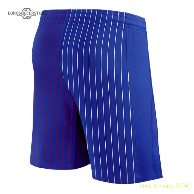 2024-2025 France Away Shorts (Blue)-Vantage Point Soccer